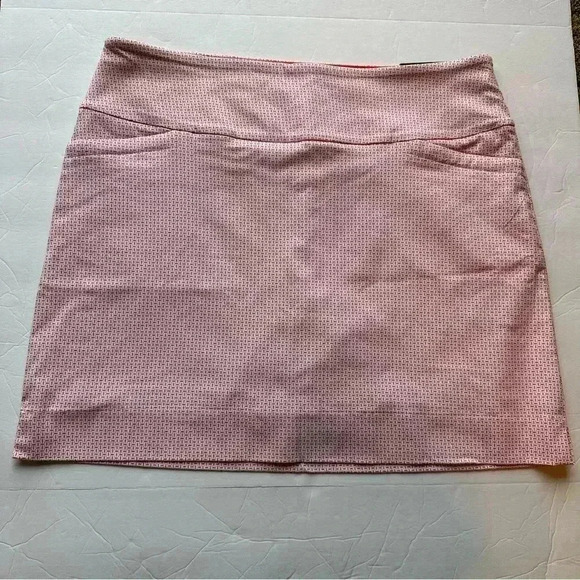 S.C. & CO. Activewear Skort Peach/Red/White Side Splits Pockets Women’s XL New - Picture 1 of 10